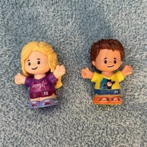 Fisher-Price Little People Figures Set Soccer Sports Friends